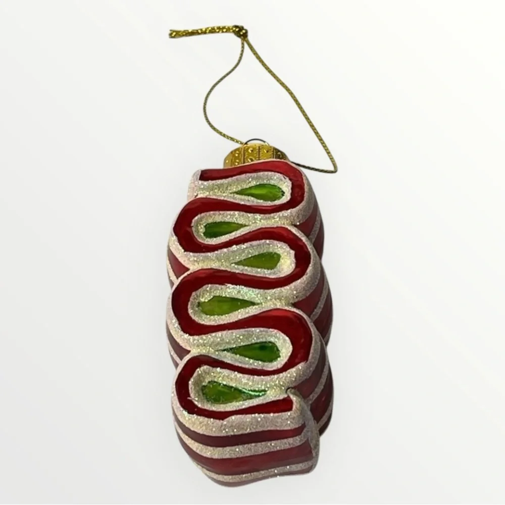 Glass Figure Ornaments‎ Lot of 8 Hanging Christmas Decor Santa